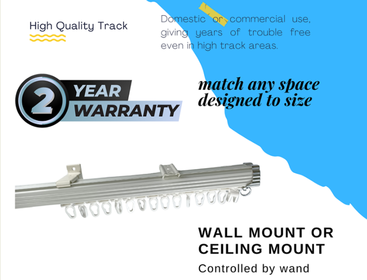 s fold curtain track