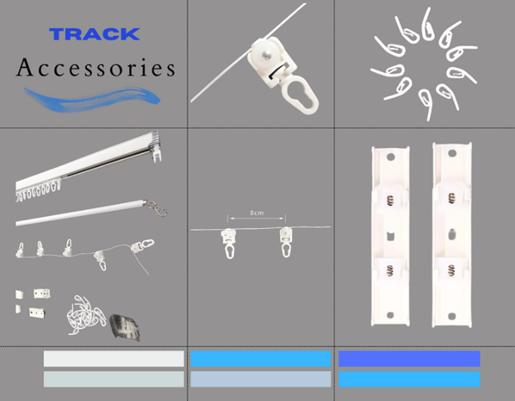s fold curtain track