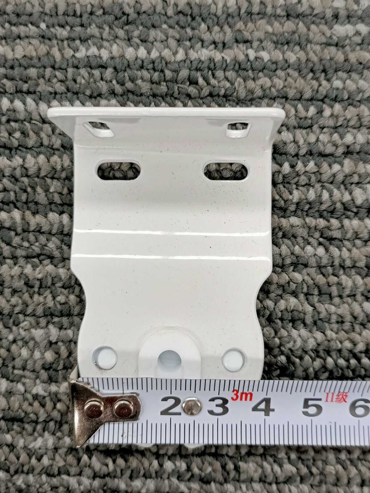 WHITE 38MM ROLLER HOLLAND BLIND MOUNTING BRACKETS PAIR/SETS POWDERCOATED FITTING 